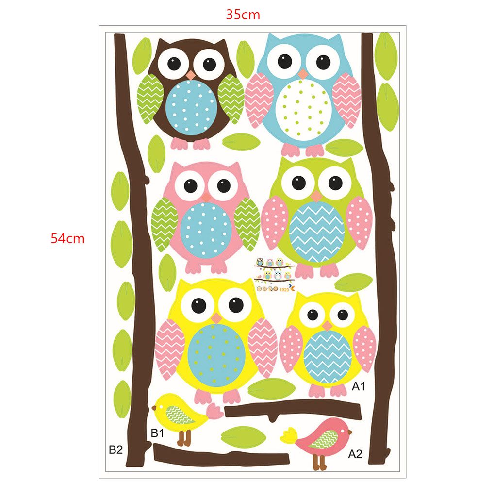 Wall Sticker Tree Animals Bedroom Owl Butterfly Wall Stickers Home Decor Living Room Butterfly For Kids Rooms Baby Room Wall Decor Stickers Child Wall Art From Miss 8913 2 68 Dhgate Com