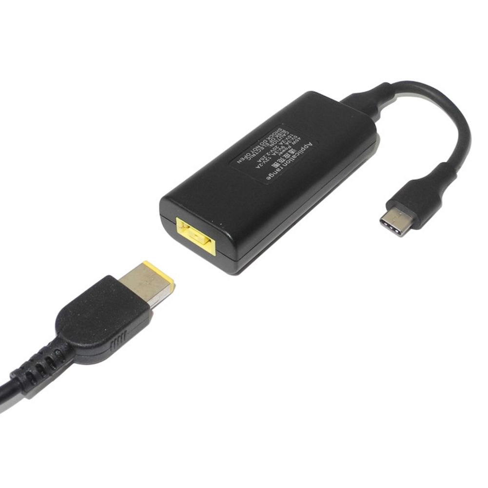 Compre Portátil Converter Tipo C Masculino DC USB Connector Carregador  Power Adapter Para Lenovo De Jaffaga002, $48,3 | Pt.Dhgate.Com