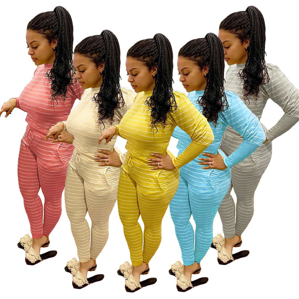 tight striped trousers