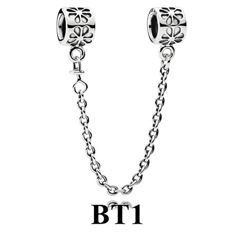 Bracelet Argent Charms fit European Beads 925 Fashion Mignon Bijoux Lots Chaîne 