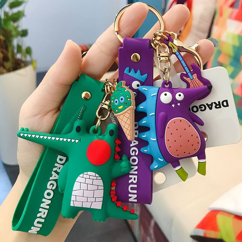 purple croc keychain