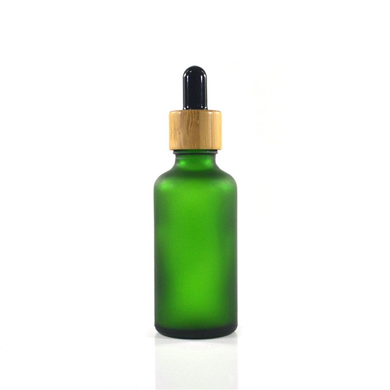 30ml frosted green Glass