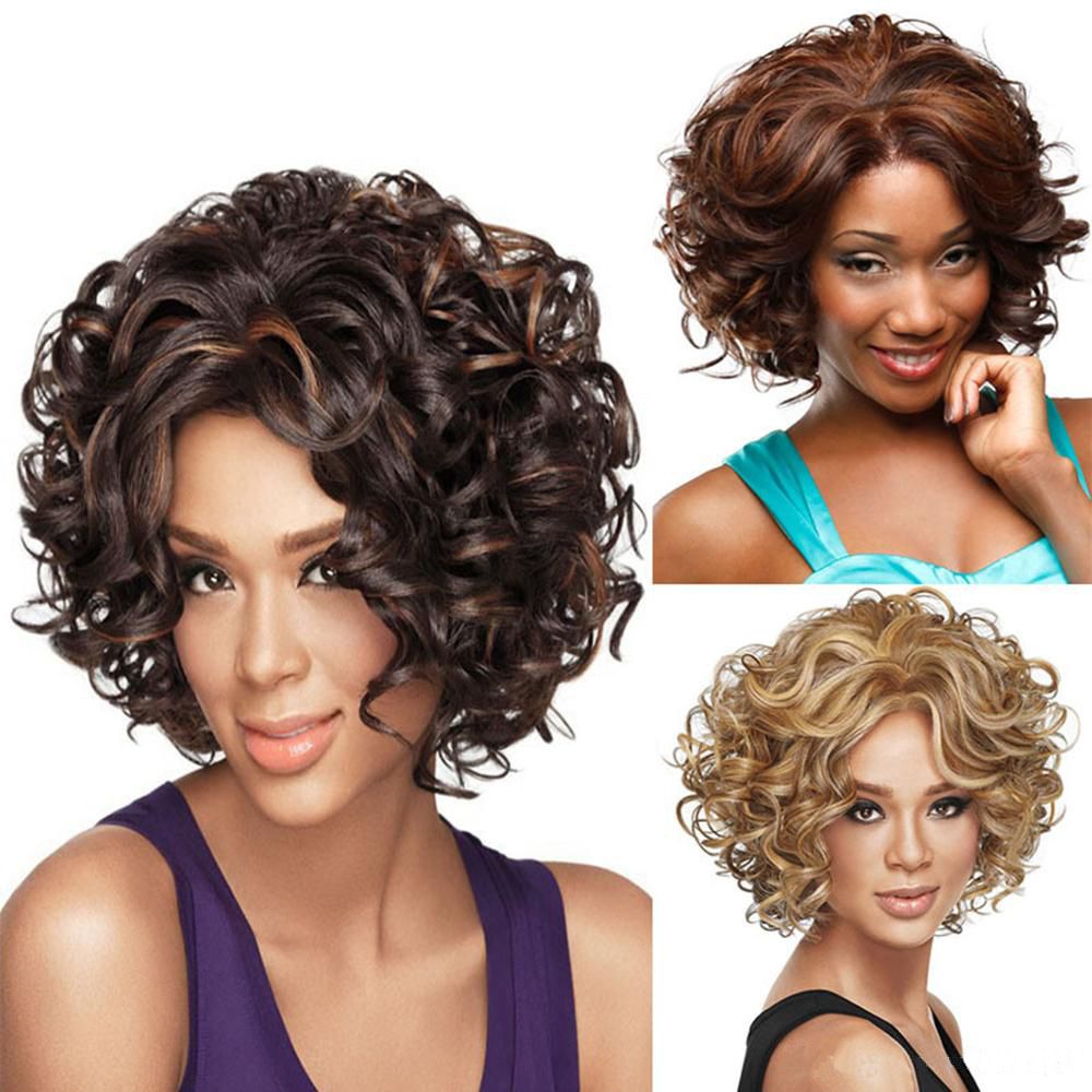 Pelucas de pelo corto rizado Clearance
