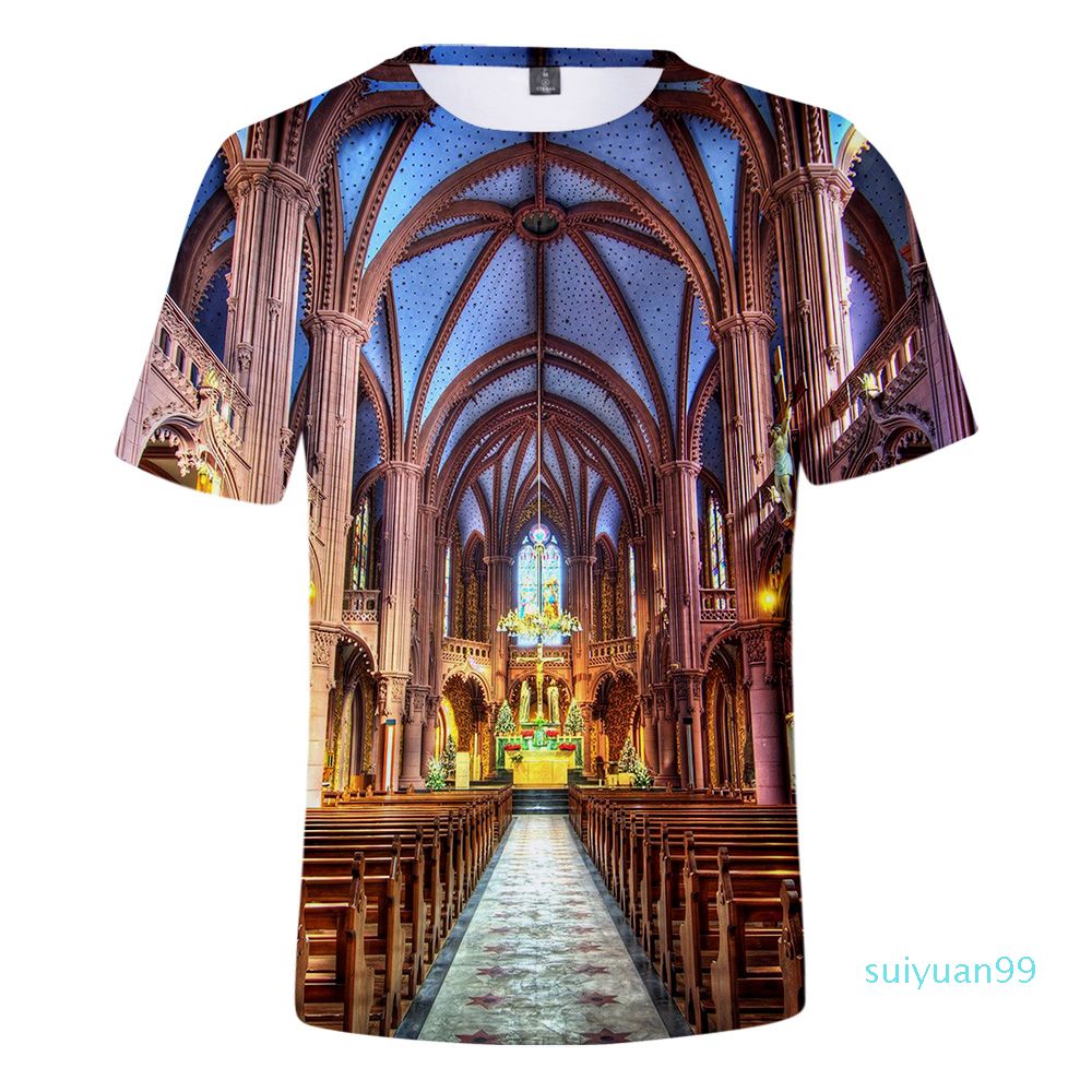 Hot Sale Bts 3d Notre Dame De Paris Print Summer T Shirts /Men Clothes Casual Hot Sale Short Sleeves Kpops Tshirts Plus Size From Suiyuan99, $13.81 | DHgate.Com