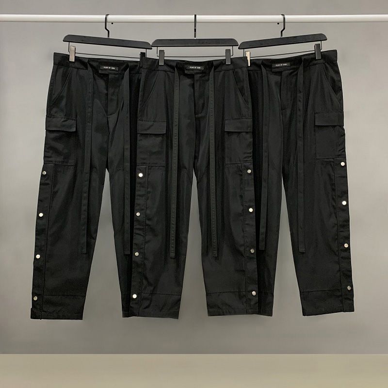 fear of god button pants