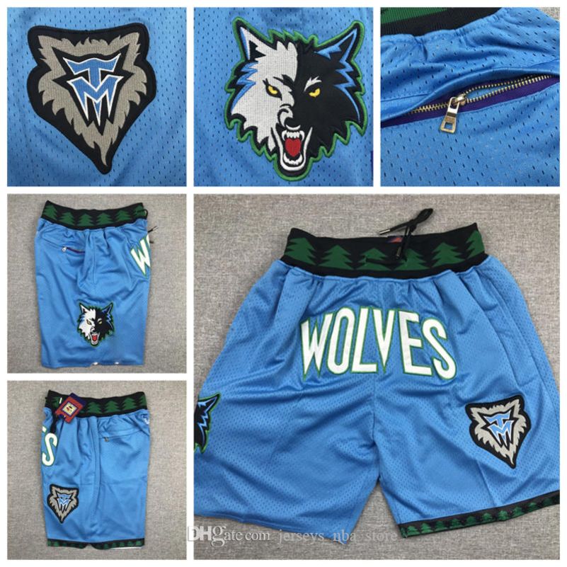 timberwolves jersey shorts