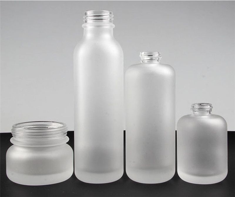 2020 50ml 110ml 150ml Frosted Glass Travel Bottles Travel Containers Cosmetics Leak Proof With Lids Portable Makeup Tool Empty Lotion Bottle From Cosybag 2 45 Dhgate Com