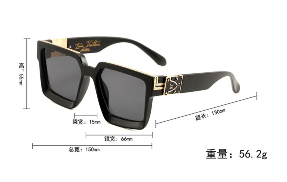 MILLIONAIRE M96006WN Sunglasses Full Frame VintageLvDesigner  Sunglasses For Men Shiny Gold Logo Hot Sell Gold Plated Top 96006 From  Libo004, $15.22