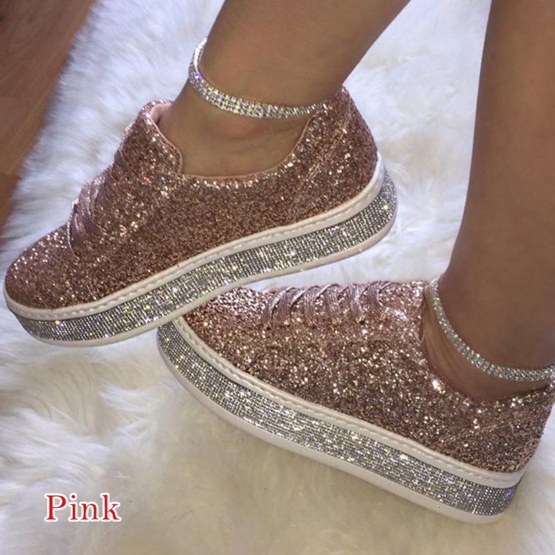rhinestone tennis shoes