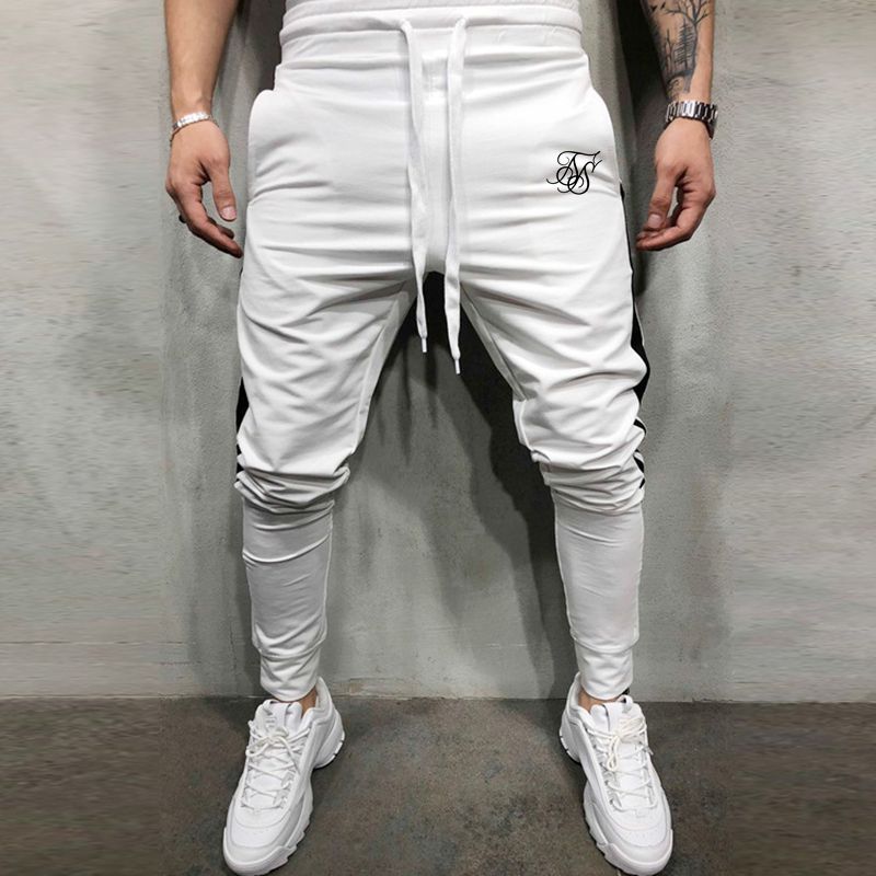 Siksilk Jogging Hombres Pantalones deportivos para correr Pantalones Gym Pants Men Casillo de