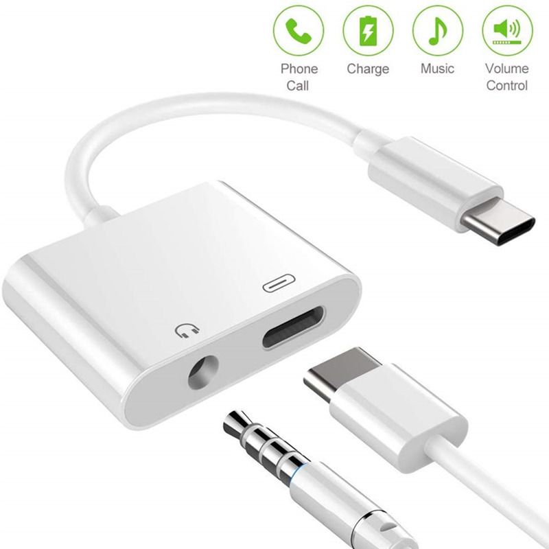 2 In 1 Adattatore Auricolare A Doppio Tipo C Jack Samsung S20 S10 Huawei  Tipo USB Da C A 3,5 Mm Aux Audio Cuffie Audio Splitter Convertitore Di  Ricarica Dai Fornitori Di