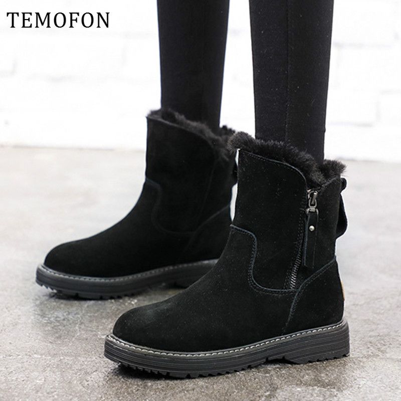 ladies black suede ankle boots