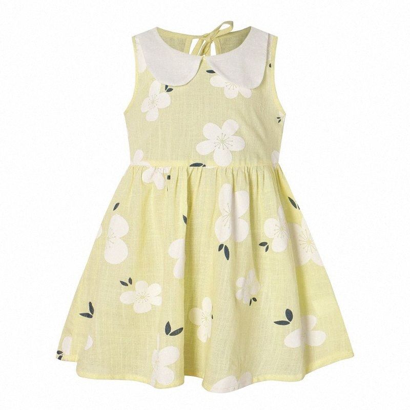 linen baby girl dress