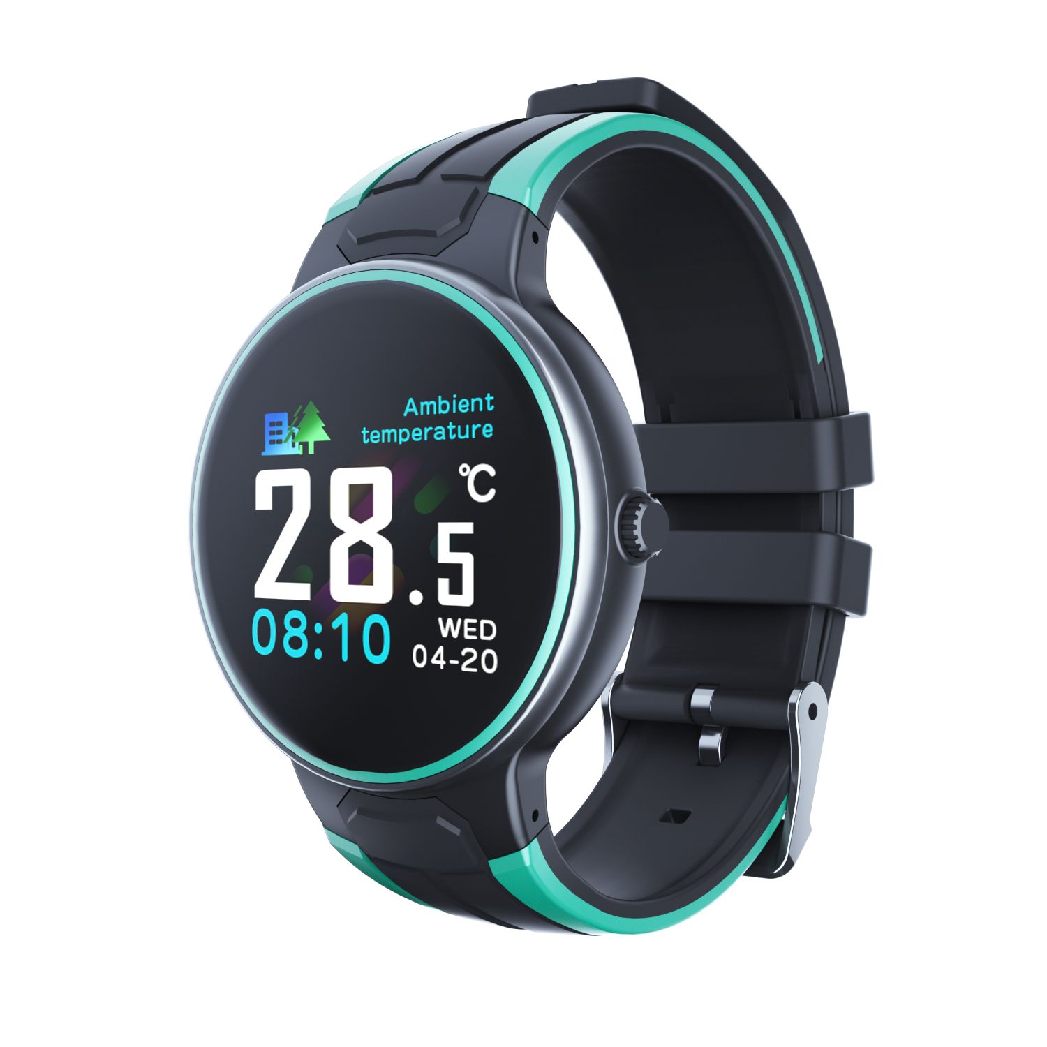 temperature wrist watch