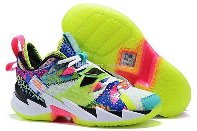 Compra Zapatos Russell Westbrook III ¿Por Qué No Zero.3 De Baloncesto Del  Mens Para La Alta Calidad Del Arco Iris Negro Del Grano Del Leopardo De  Jumpman Deportes Zapatillas De Deporte Tamaño