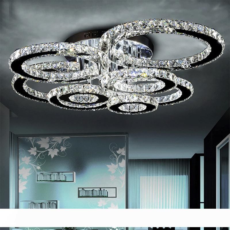 Modern K9 Led Chandeliers Crystals Ceiling Light Fixture Silver Stainless Steel Crystal Lamp For Stairs Dimmable With Remote Control From Mu0829 547 01 Dhgate Com Modern K9 Led Chandeliers Crystals, Modern Led Chandeliers For High Ceilings