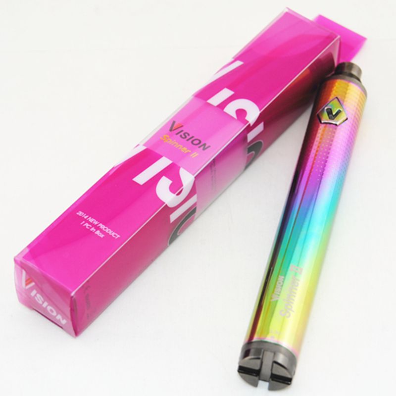 Vision Spinner II 2 Rainbow Battery Color Battery EGo Twist Variable