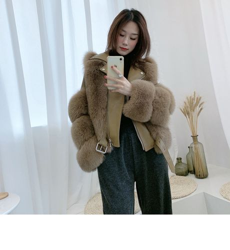 green brown coat