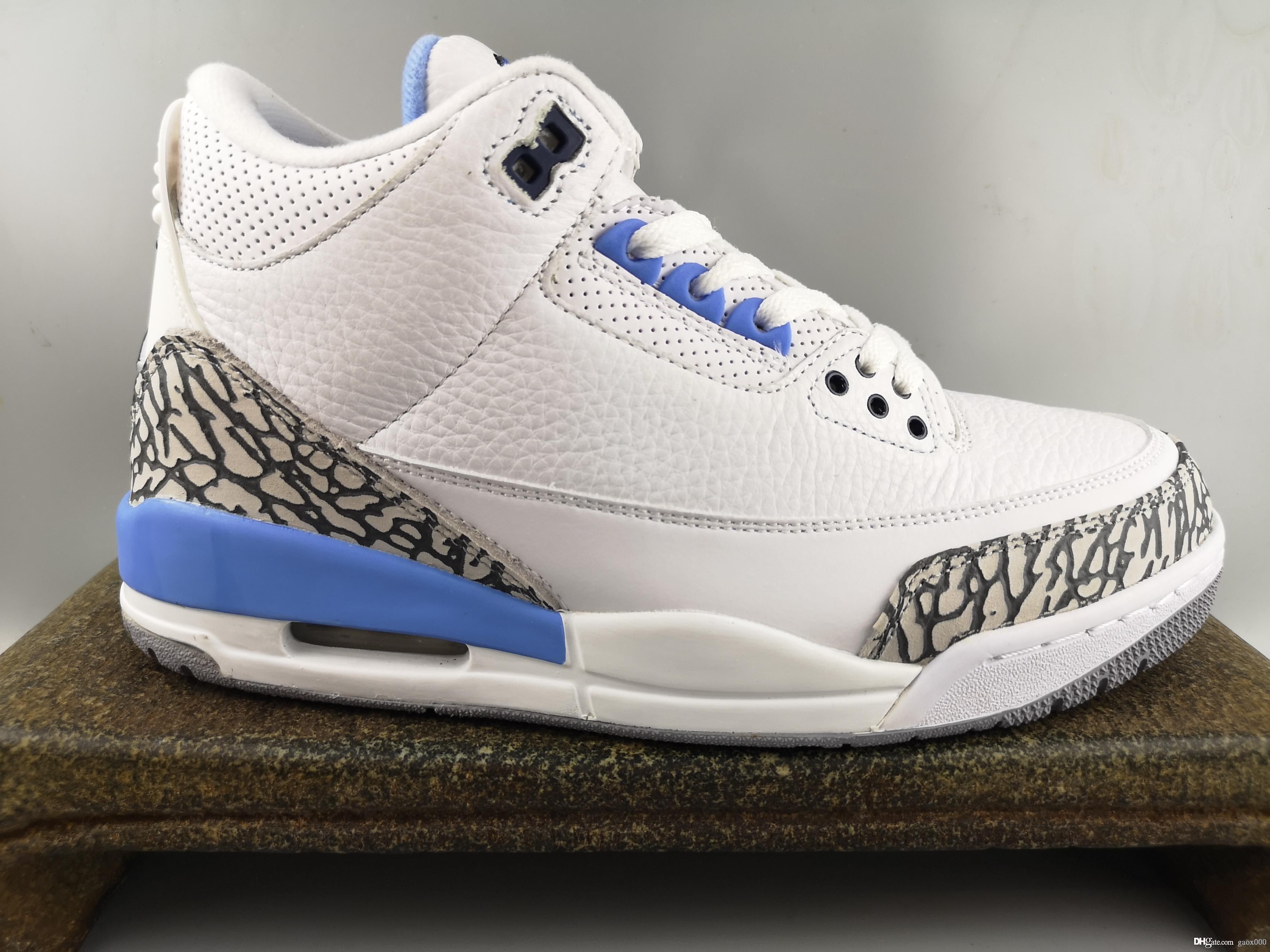 university blue 3s