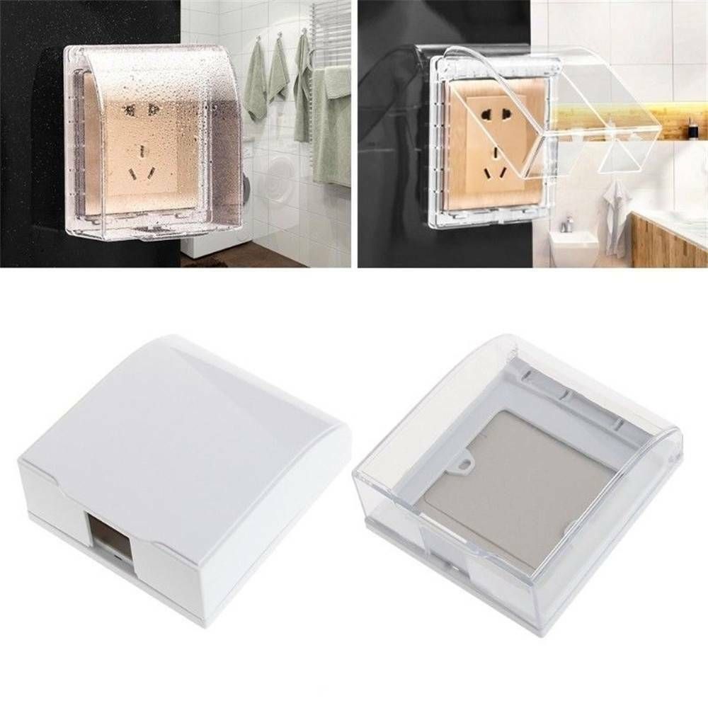 Plastic Universal Waterproof 86 Type Wall Socket Plate Panel Switch Box Cover Protector Bathroom Kitchen Accessorie From Fidgetdaisy 6 39 Dhgate Com