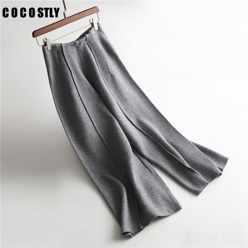 winter white wool trousers
