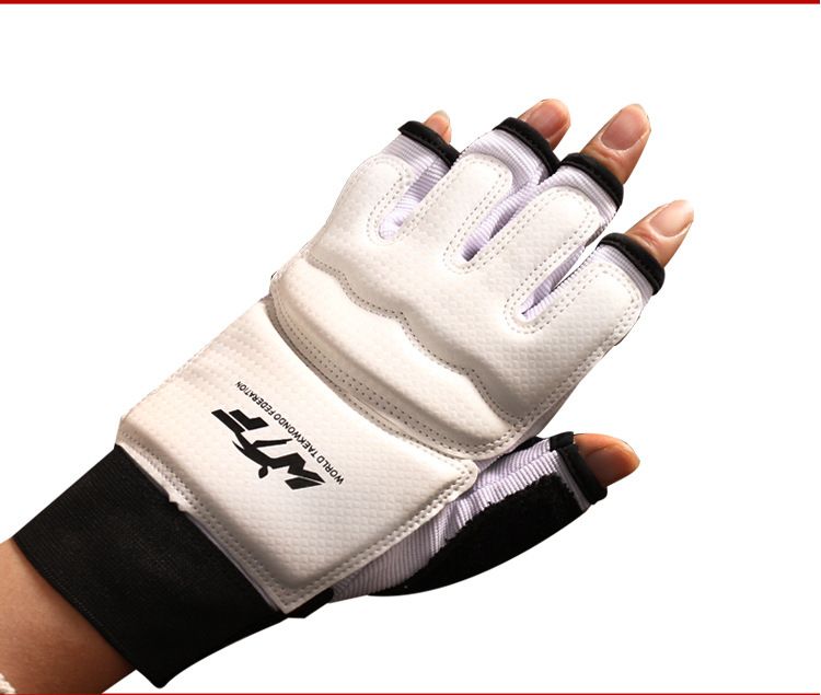 Details about   1 Pair Taekwondo Gloves General Hand Protector Boxing Gloves Practice Device 