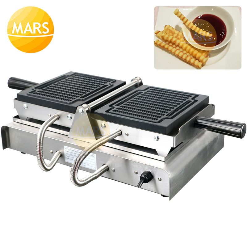 2021 Bread Makers Electric Waffel Pommes Maker Dessert Machine Waffle French Fries Sticks Baking Equipment Non Stick Waffeln From Shangyao 410 66 Dhgate Com