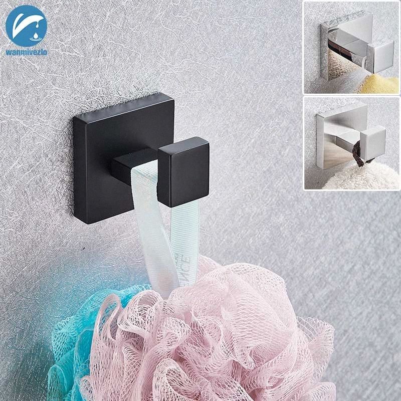 4X SELF ADHESIVE Strong Large WHITE Wall/Door Hooks Hat/Coat/Gown/Jacket Hangers 