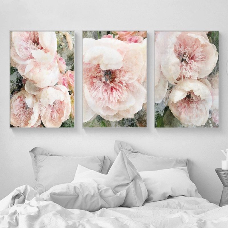2020 Nordic Decor Elegant Pink Peony Canvas Painting Flower Phrase Poster And Print Wall Art Pictures For Living Room Home Decoration From Designerwallet1 3 68 Dhgate Com