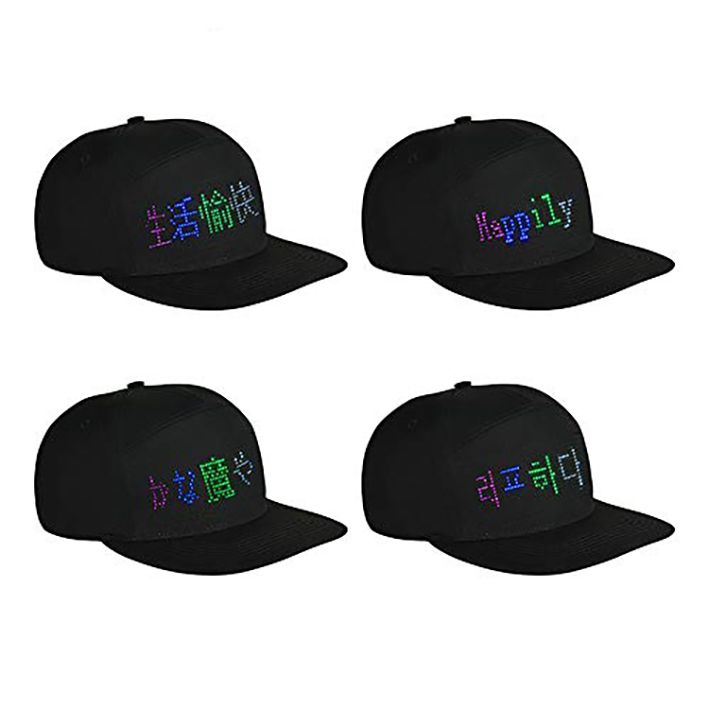 Multi Language LED Color Smart Cap 