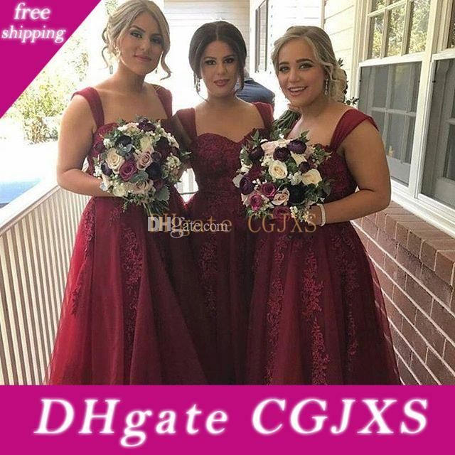 maid of honor dress burgundy