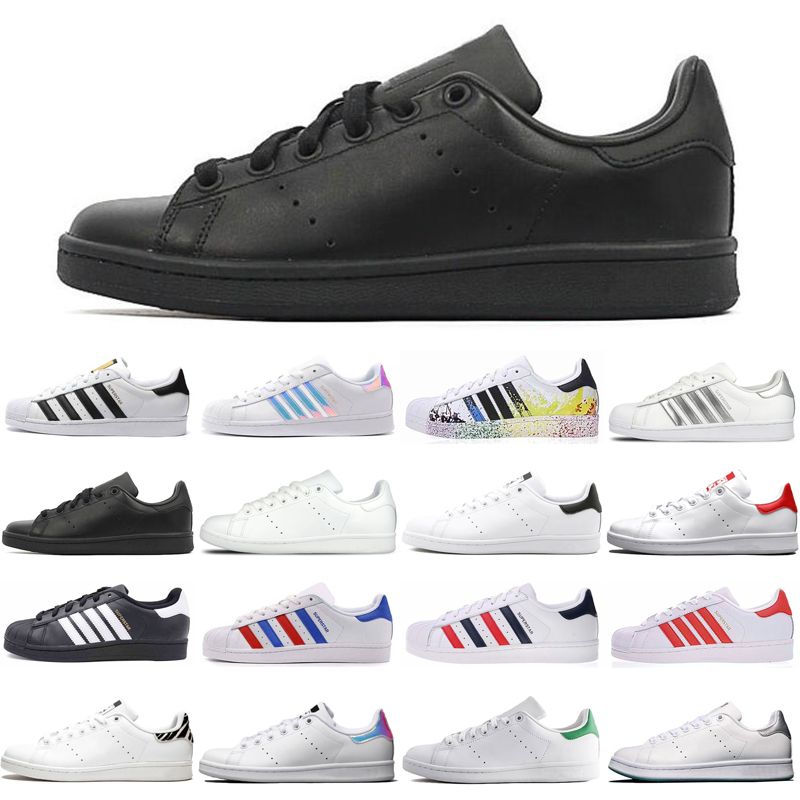 mens black superstars