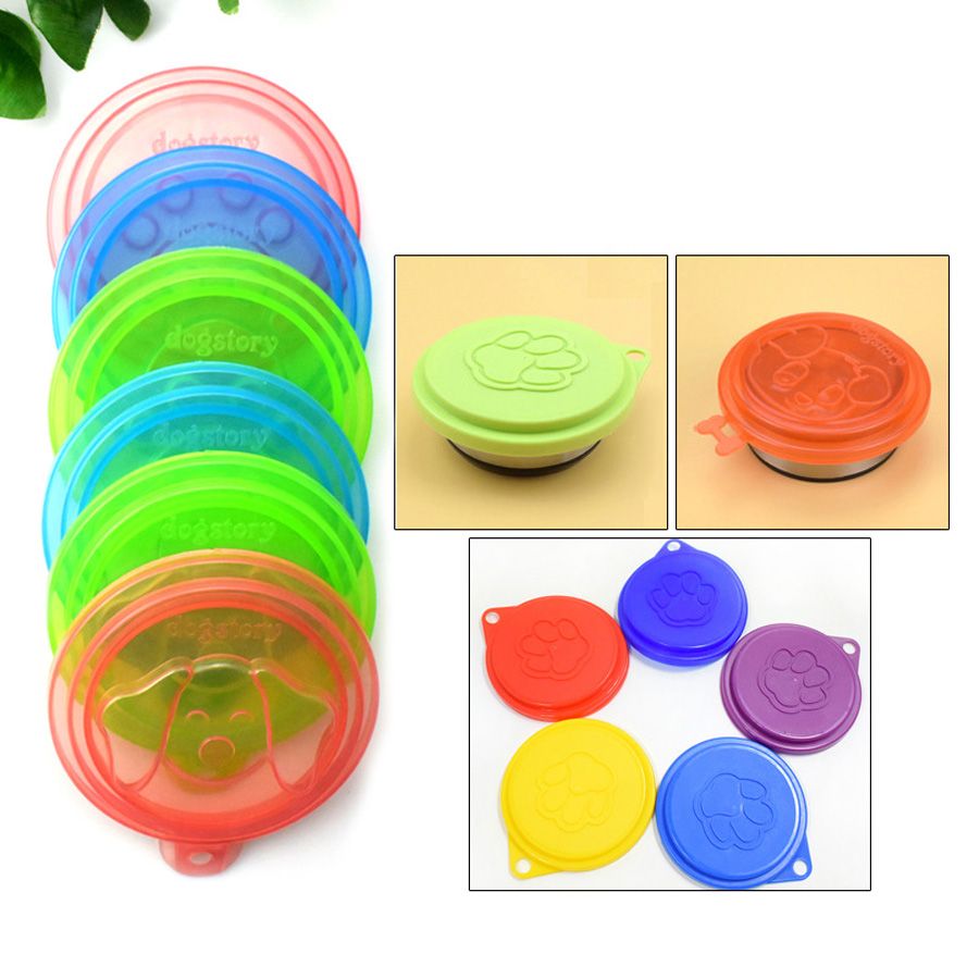 Reusable Food Can Lid Plastic Folding Can Lid Multi Styles Portable Pet