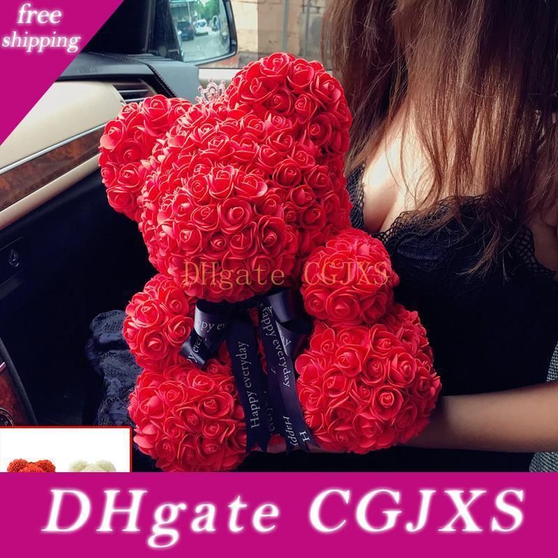 big rose teddy bear