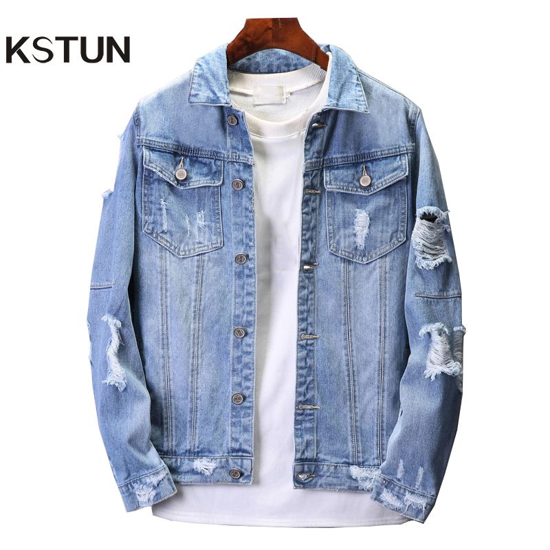 retro denim jacket mens