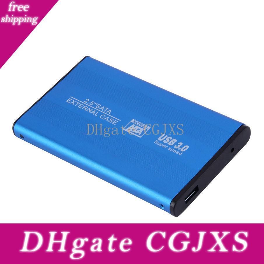 2.5 inch SATA HDD External Case Color : Blue Size 126mm x 75mm x 13mm