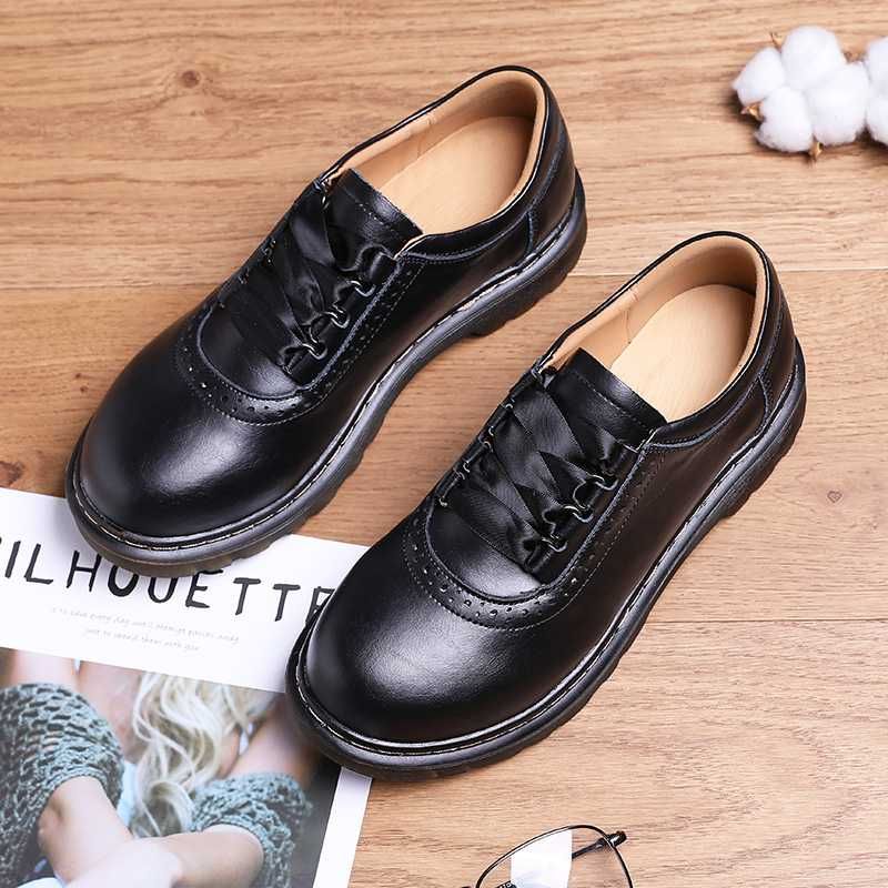 genuine leather flats