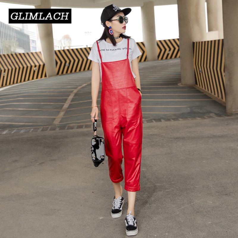 plus size red overalls