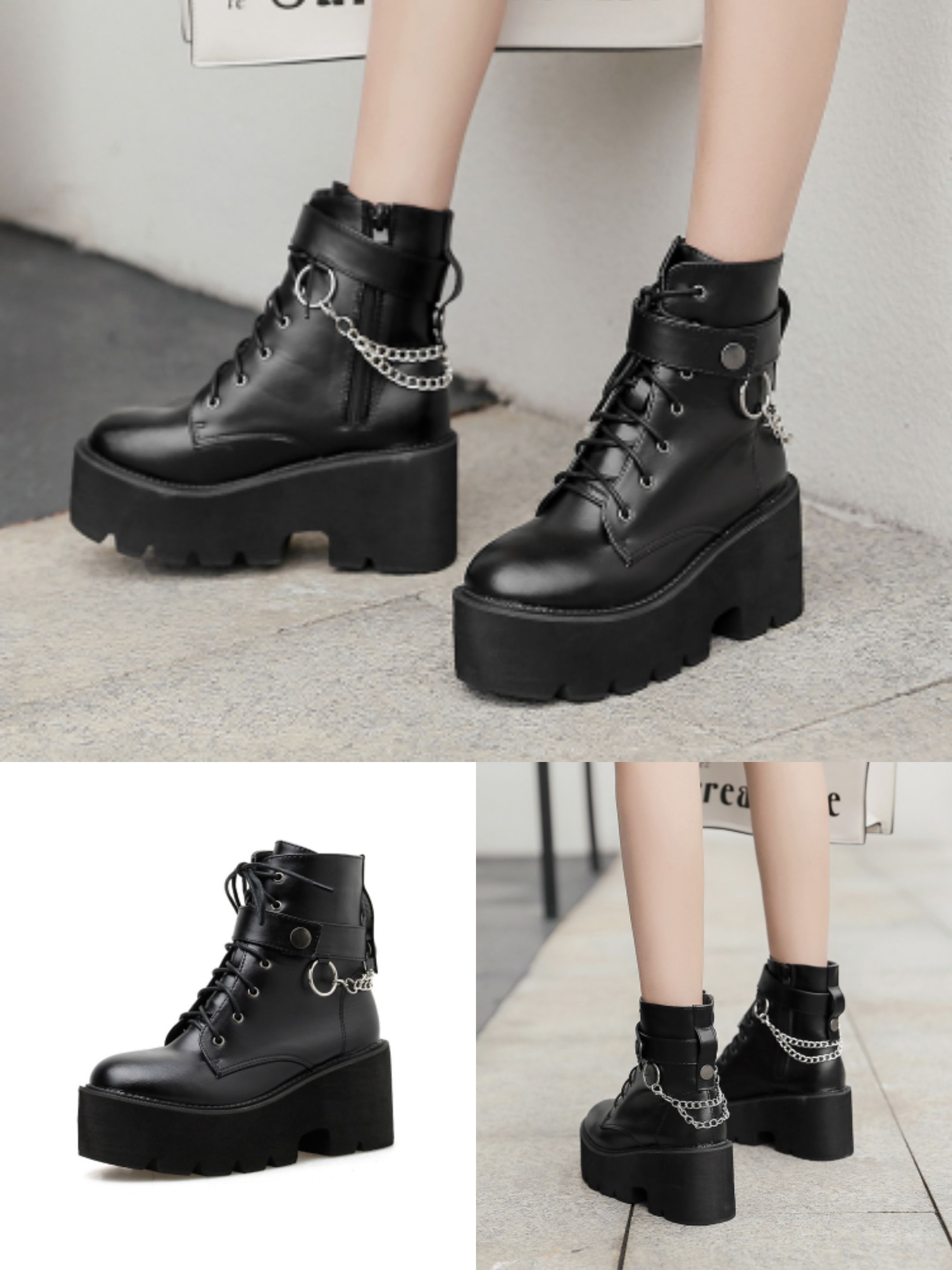 punk style boots