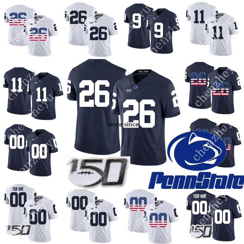 2021 Custom NCAA PSU Penn State Joe Paterno Cappelletti Sean Clifford ...