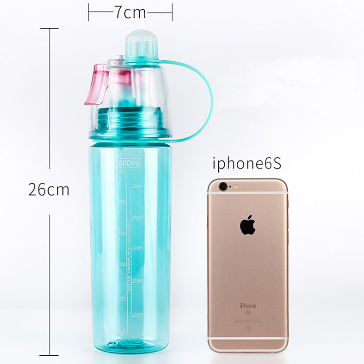 Amazon Hot Selling BPA Free Mist Spary Plastic Water Bottle Outdoor