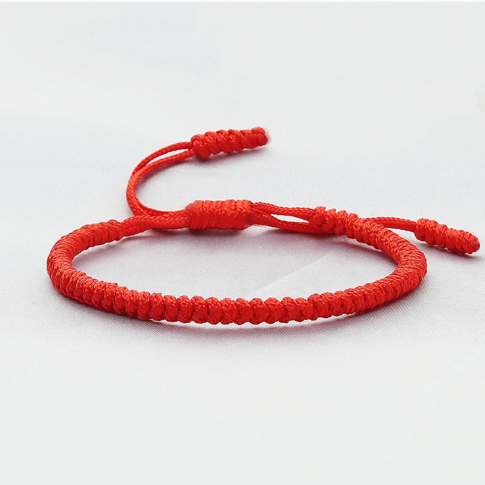 Pulsera De Cuerda Tejida Budista Tibetana Pulsera De Nudo De Pulsera De Cuerda Tejida Budista Tibetana Pulsera De Nudo De
