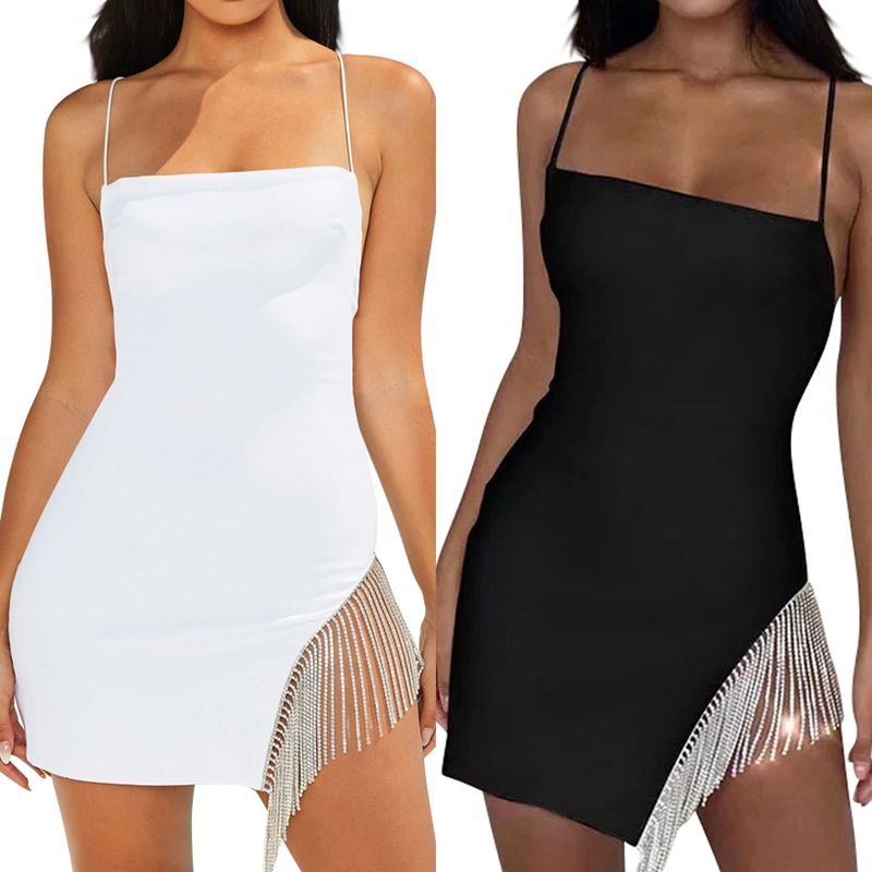 tassel bodycon dress