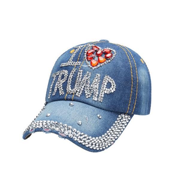 2. Trump Denim Hat