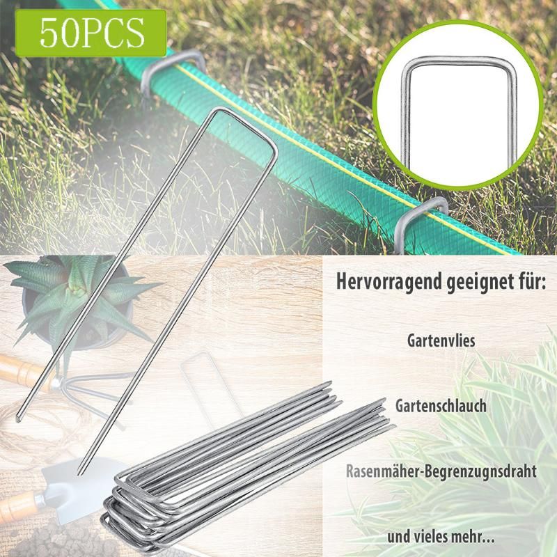 Tent Pegs Nail Camping Sturdy Stakes Metal Steel Durable Heavy Duty For