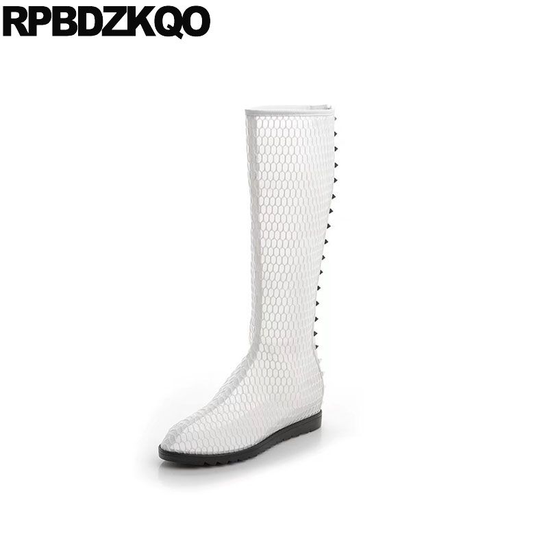 womens white flat boots