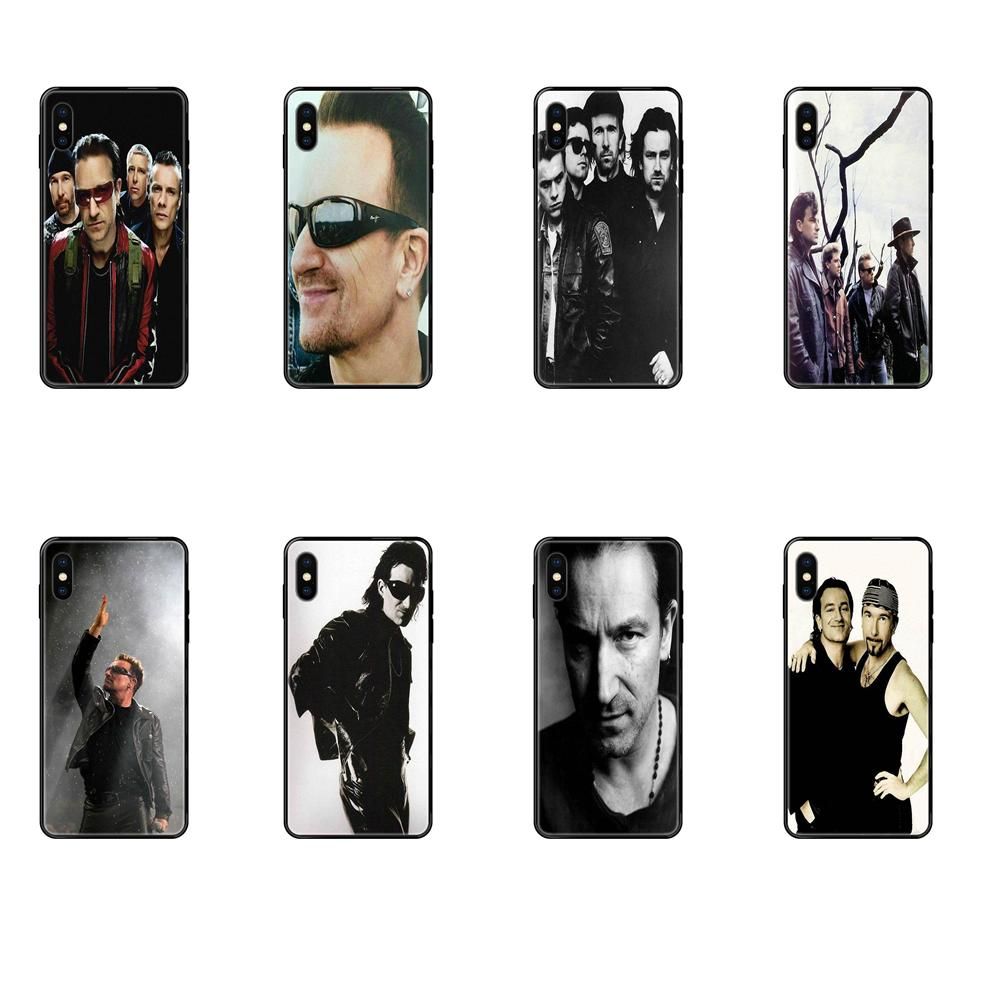 Accesorio Para Celulares U2 Famosa Banda De Musica De Lujo Iphone De La Moda Caja Del Telefono Para Apple Pro 11 12 5 6 5s Se 5c 6s 7 8 X 10