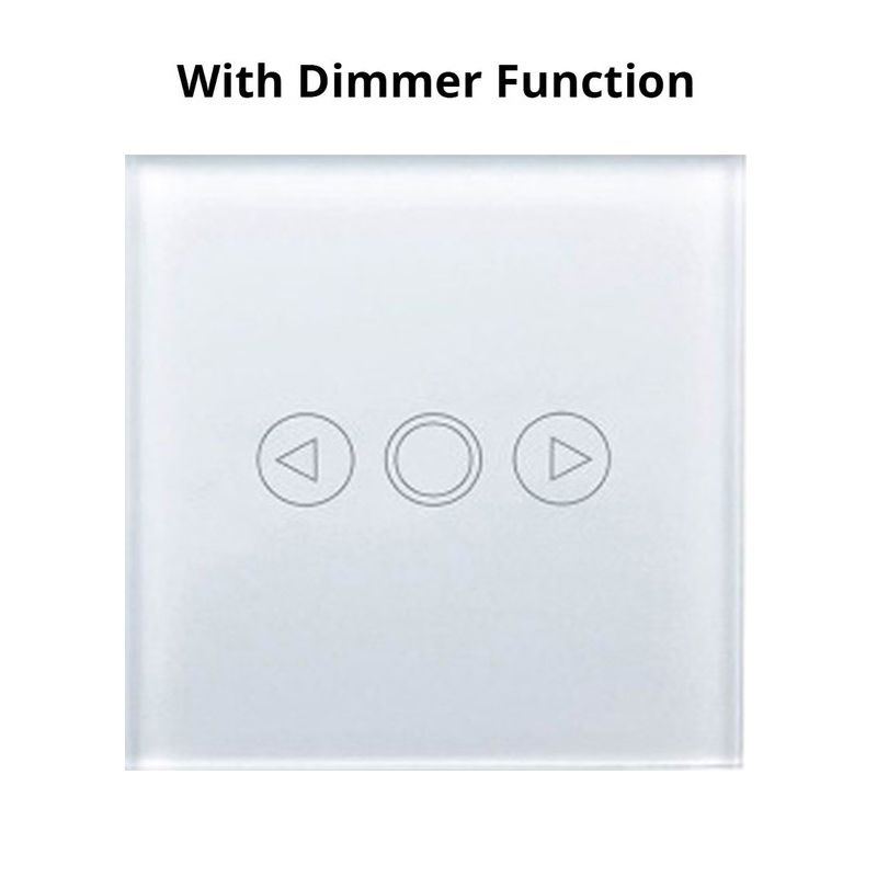 Com interruptor Dimmer padrão da UE