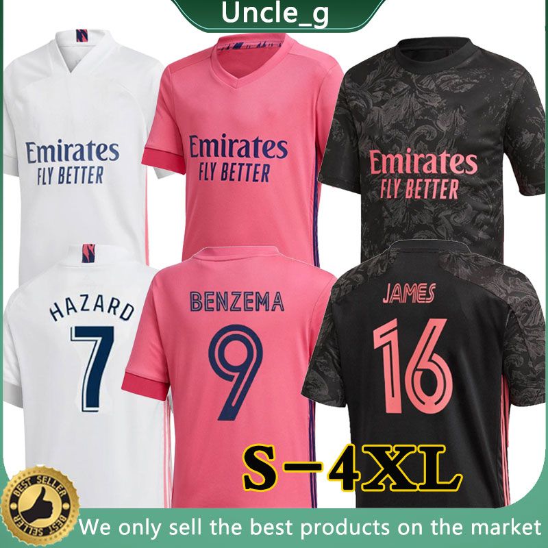 2020 4XL 2020 2021 Real Madrid Football Jersey Benzema ...