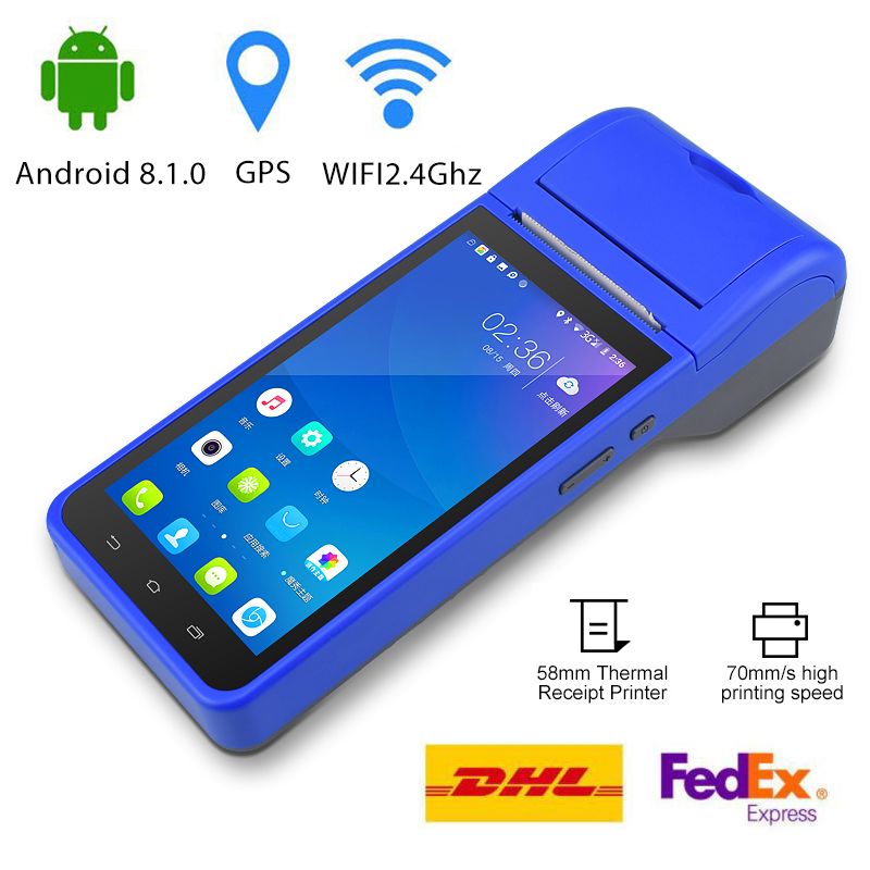 Printers Terminal Pda Barcode Scanner Android 8 3g Wifi Bluetooth Wireless Thermal Printer Billing Machine Rd 6000 From Jeha 133 64 Dhgate Com
